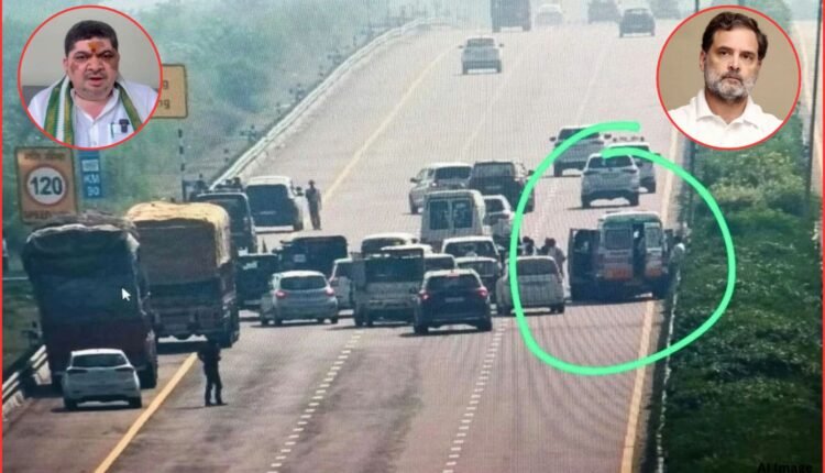 Rahul Gandhi convoy accident
