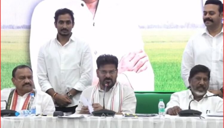 Revanth Reddy drought warning