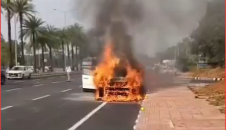 Shamshabad car fire