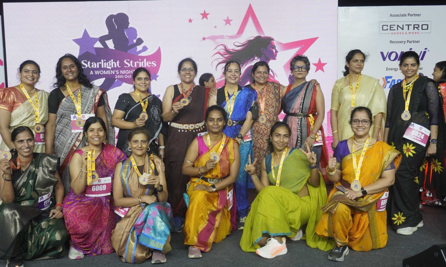 Starlight Strides night run draws over 1,100 women