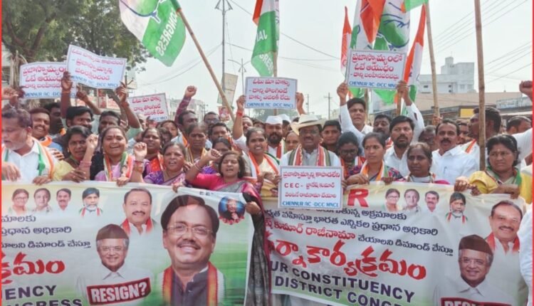 voter deletion protest